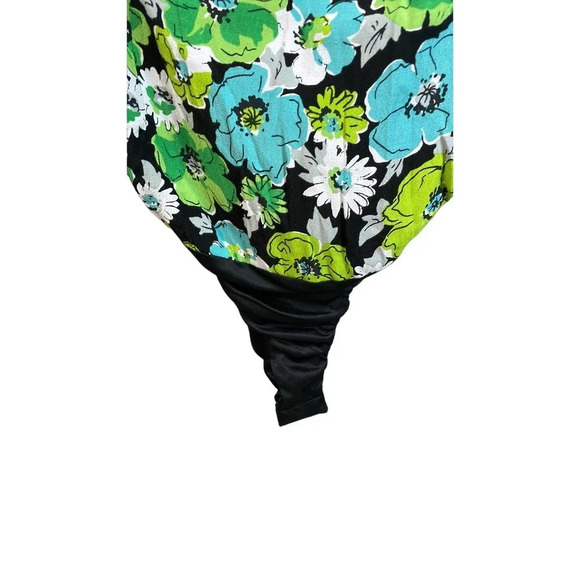 New ZARA Draped Floral Bodysuit Size XS - Picture 9 of 9